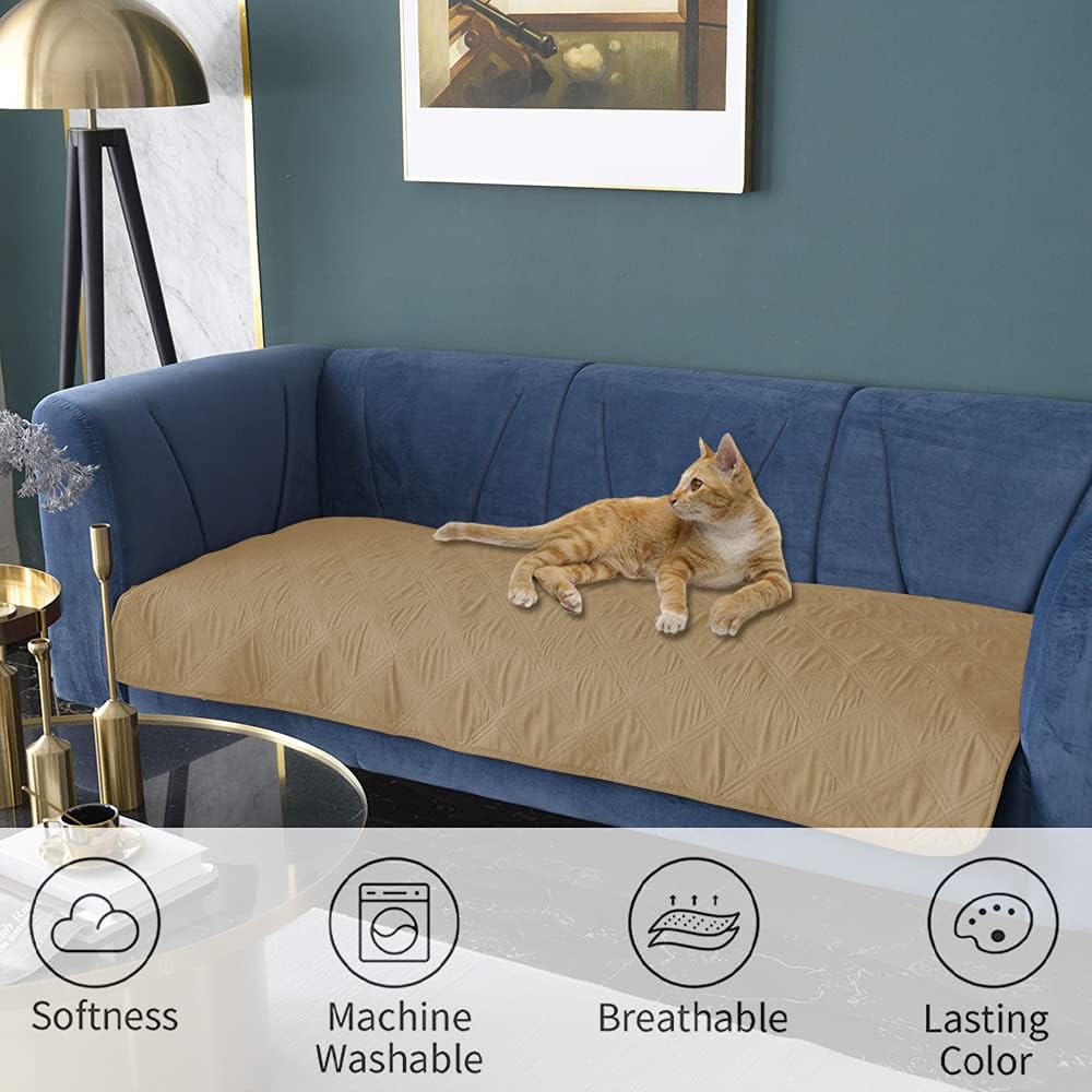 Ameritex Waterproof Dog Bed Cover Pet Blanket with Anti-Slip Back for Furniture Bed Couch Sofa