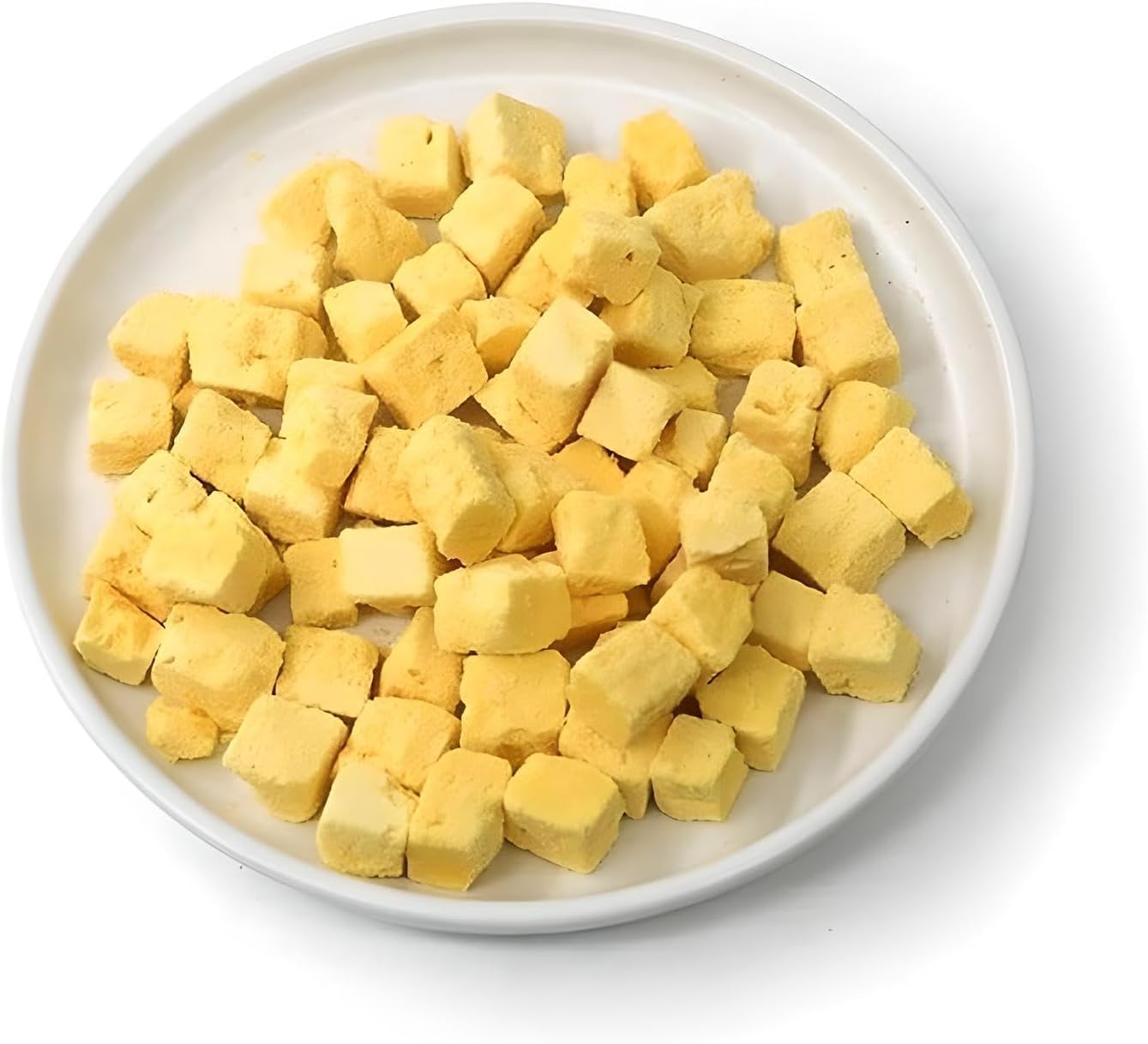 Organic Freeze Dried Dog & Cat Treats - Single Ingredient, Grain Free Food Toppers for Healthy Pets, No Fillers or Preservatives (1 Bag, Egg)