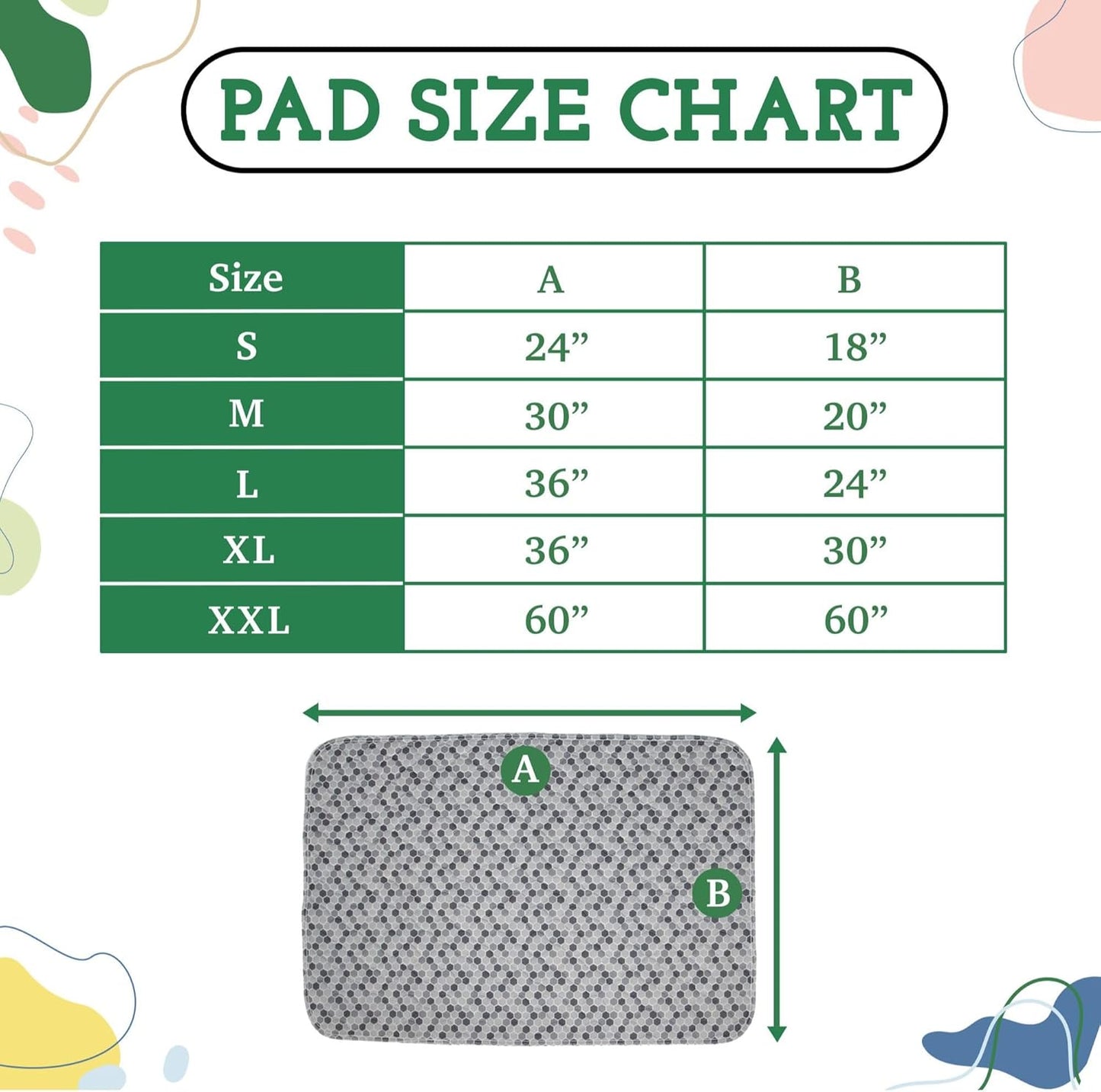 Caldwell's Pet Supply Co. 20x30 Washable Pee Pads for Dogs, Reusable Pee Pad for Dogs, Puppy Potty Mat, Whelping Rug, Reusable Puppy Mat, Waterproof Rug for Dog of All Breeds, Small (Set of 2)