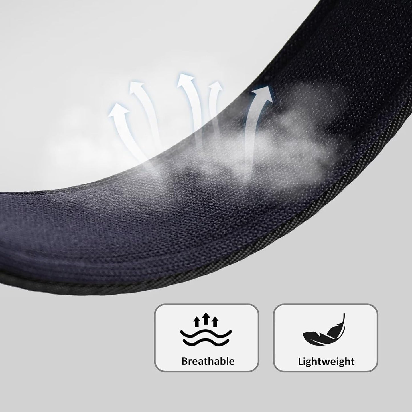 Didog Soft Padded Dog Collars for Small Dogs, Colorful and Durable Dog Collar with Quick Release Buckle, Light and Breathable for Daily Walking, Black, S