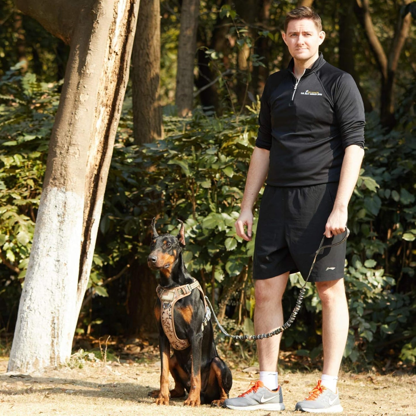 BUMBIN Tactical Dog Harness for Small Dogs No Pull, Famous TIK Tok No Pull Puppy Harness, Fit Smart Reflective Pet Walking Harness for Training, Adjustable Dog Vest Harness with Handle Desert Camo XS