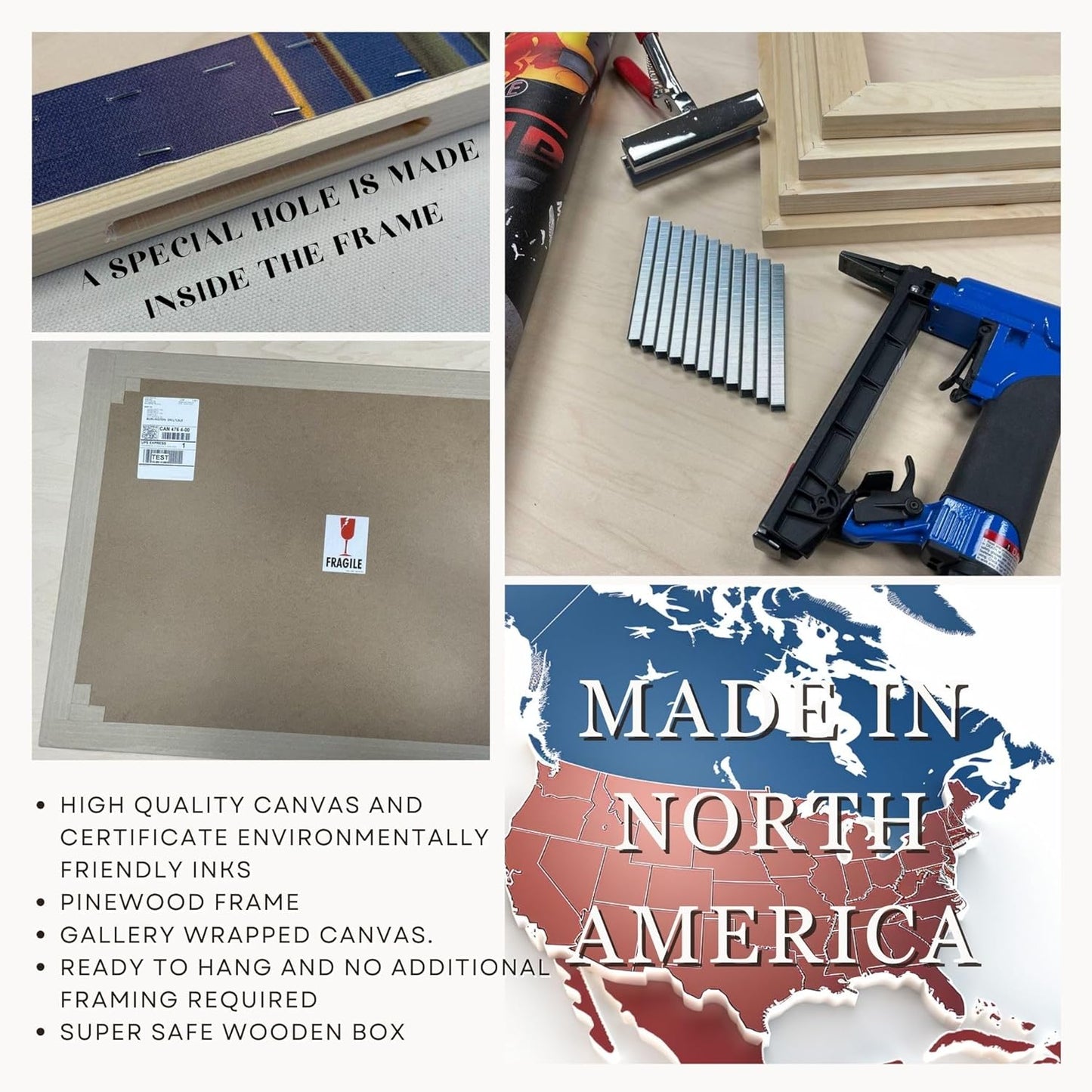 Nature Wall Art Prints - Ocean Forest Mountain Lake Canvas Landscapes - Small to Extra Large Living Room Bedroom Kitchen Bathroom Décor (Stormy Sky Lighthouse, 20L" x 30W")