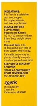 Pet-Tinic Pediatric Drops for Dogs, Cats, Puppies and Kittens, 1 oz. (30 ml) by Unknown