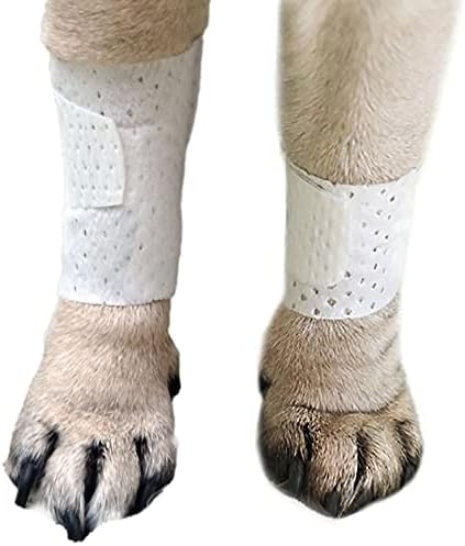 Basic Leg Bandages for Dogs, Cats and Other Pets First Aid Non-Adhesive Fur Friendly - Value 10 Pack (5 Standard, 5 Wide) by PawFlex (XXX-Small)