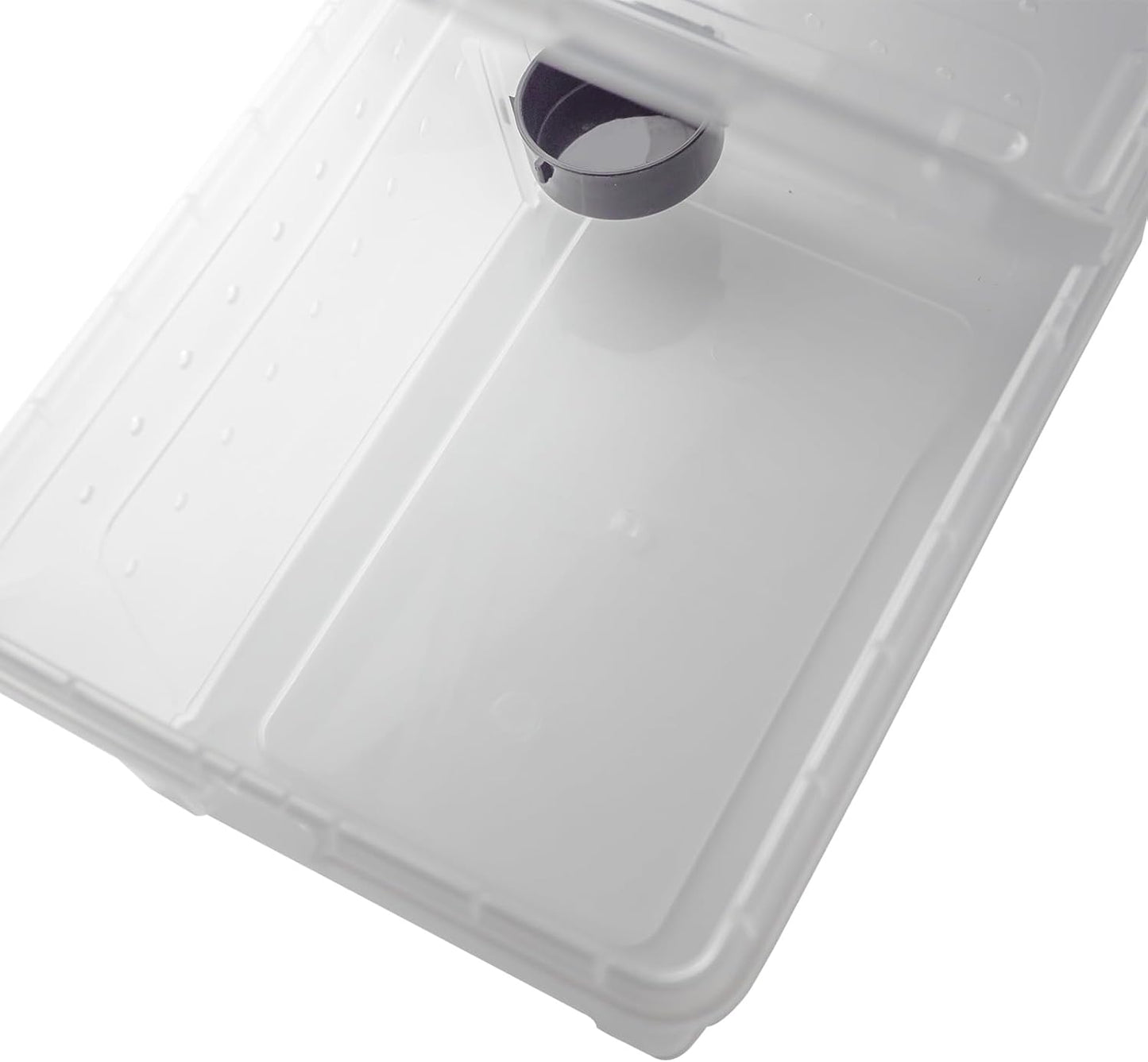 OMEM Portable Reptile Terrarium Habitat for Mini Pet Houses Breathable Holes Stackable Container (2PCS-L)