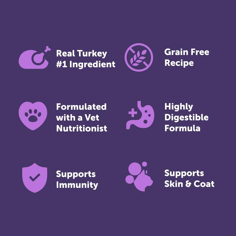 YOUR PET'S KITCHEN Canned Wet Cat Food, Roasted Flavor Turkey Stew - 3 oz Cans (Pack of 24), Made in The USA with Real Turkey