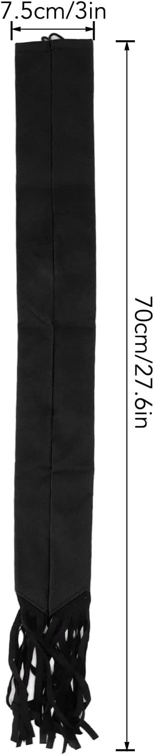 GLOGLOW Horse Tail Bag, Design Horse Tail Guard with Fringe for Keep Tail and Protected (Black)