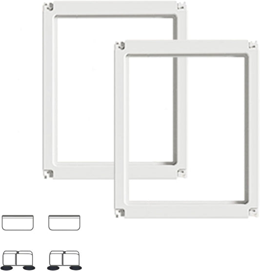 Acrylic Dog Playpen Suitable for Expanding Clear Dog Playpen Includes 2 I-Type Connectors and 2 Suction Cup Bases（23.6", 2PCS