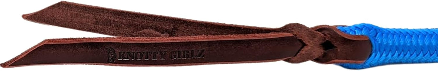 22' Long Line with SS O Ring and Carabiner (Turquoise Brown)