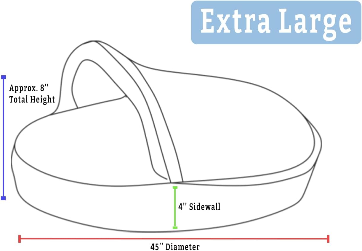 Snoozer Classic Poly-Cotton Cozy Cave Pet Bed, Extra Large, Khaki