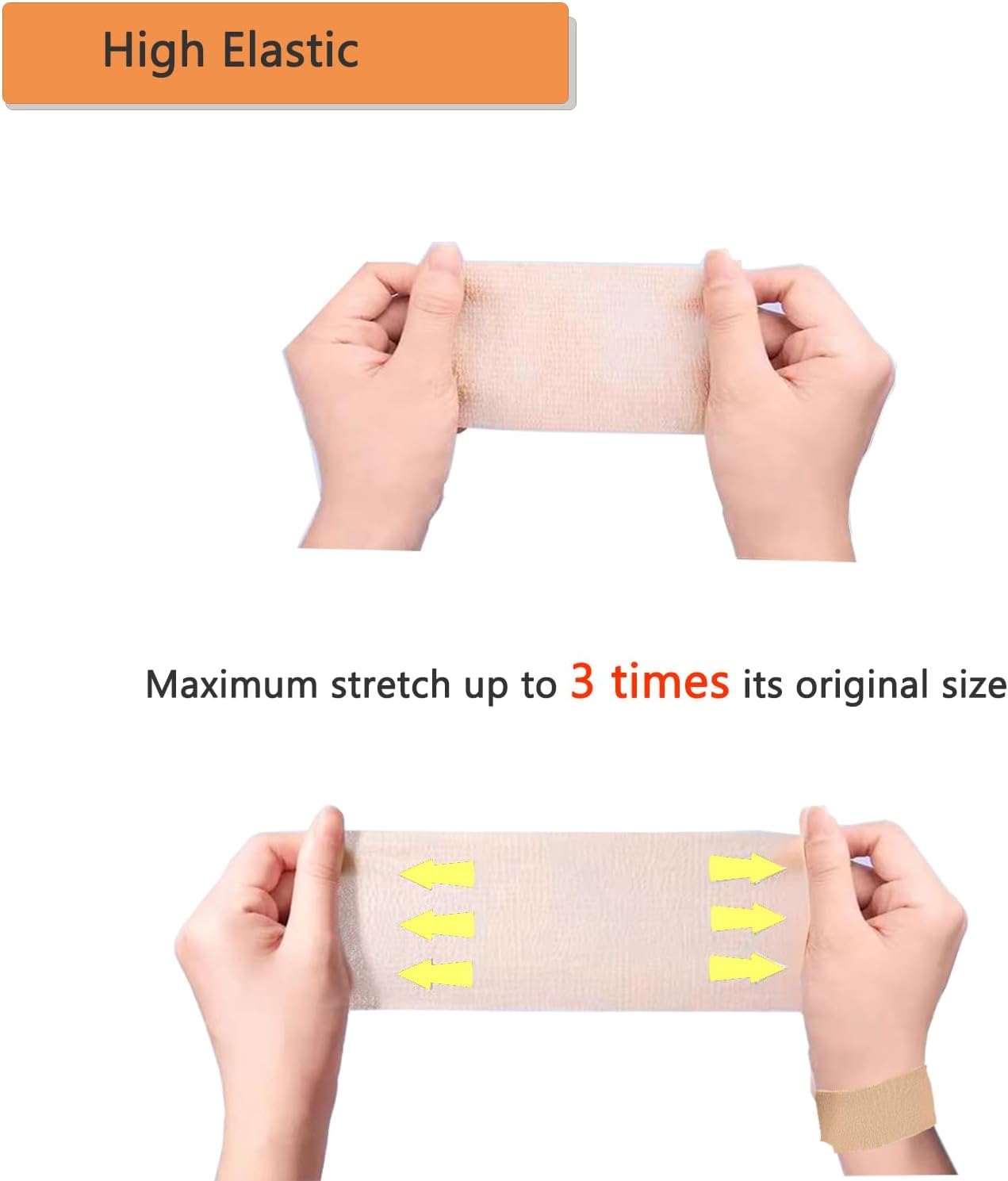 Self Adhesive Wrap 18 Rolls, Non-Woven Self Adherent Vet Wrap, (1IN+2IN+3IN) x 5Yard | Cohesive Bandage Tape for Wrist & Ankle, Elastic Grip Cover (Colorful)