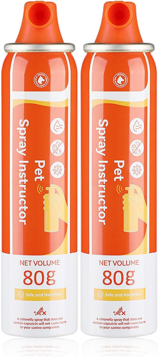Dog Corrector Spray 80ml 2 Pack Spray Dog Trainer for Stops Barking, Place Avoidance, Attacks,Safe, Help Stop Unwanted Dog Behaviour. Easy to Use, Safe, Humane & Effective