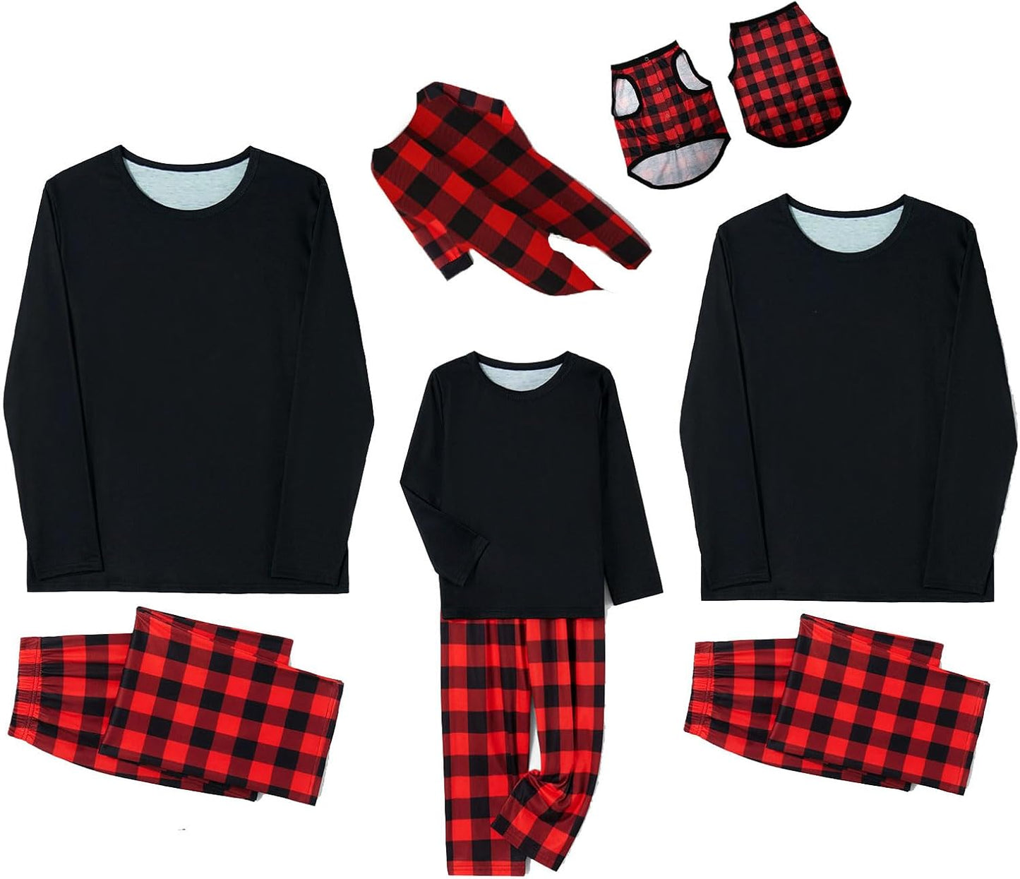 Matching Family Christmas Pajamas Set - Xmas Sleepwear PJs