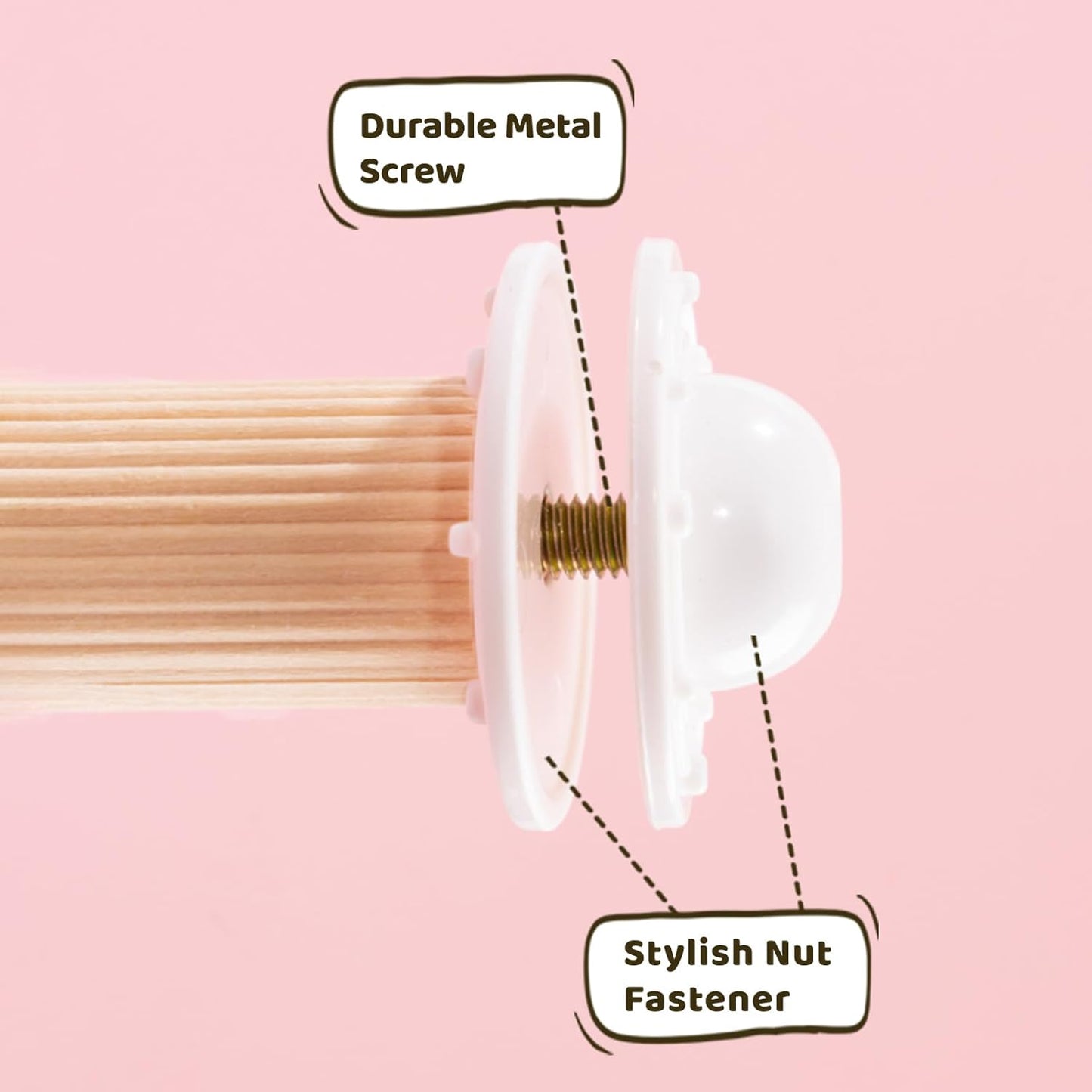 6 Pcs Wooden Bird Cage Perch, Cage Accessories, Parrot Toys, Mimics Wild Branches, for Parakeet, Cockatiel, Conure, Budgie, Lovebird, Small Medium Birds