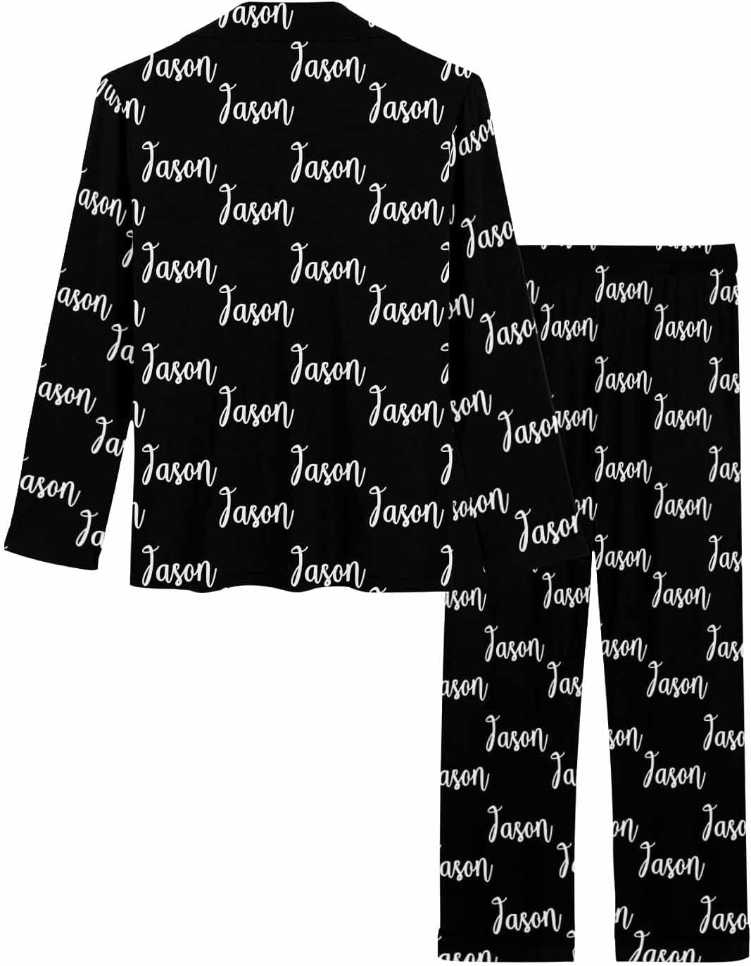 MyPupSocks Custom Face Pajamas for Women Set, Personalized Photo Long Sleepwear XS-XXL