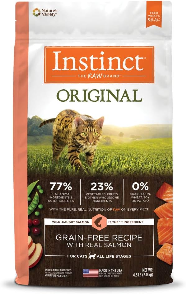 Original Salmon Dry Cat Food, 4.5 lb. Bag