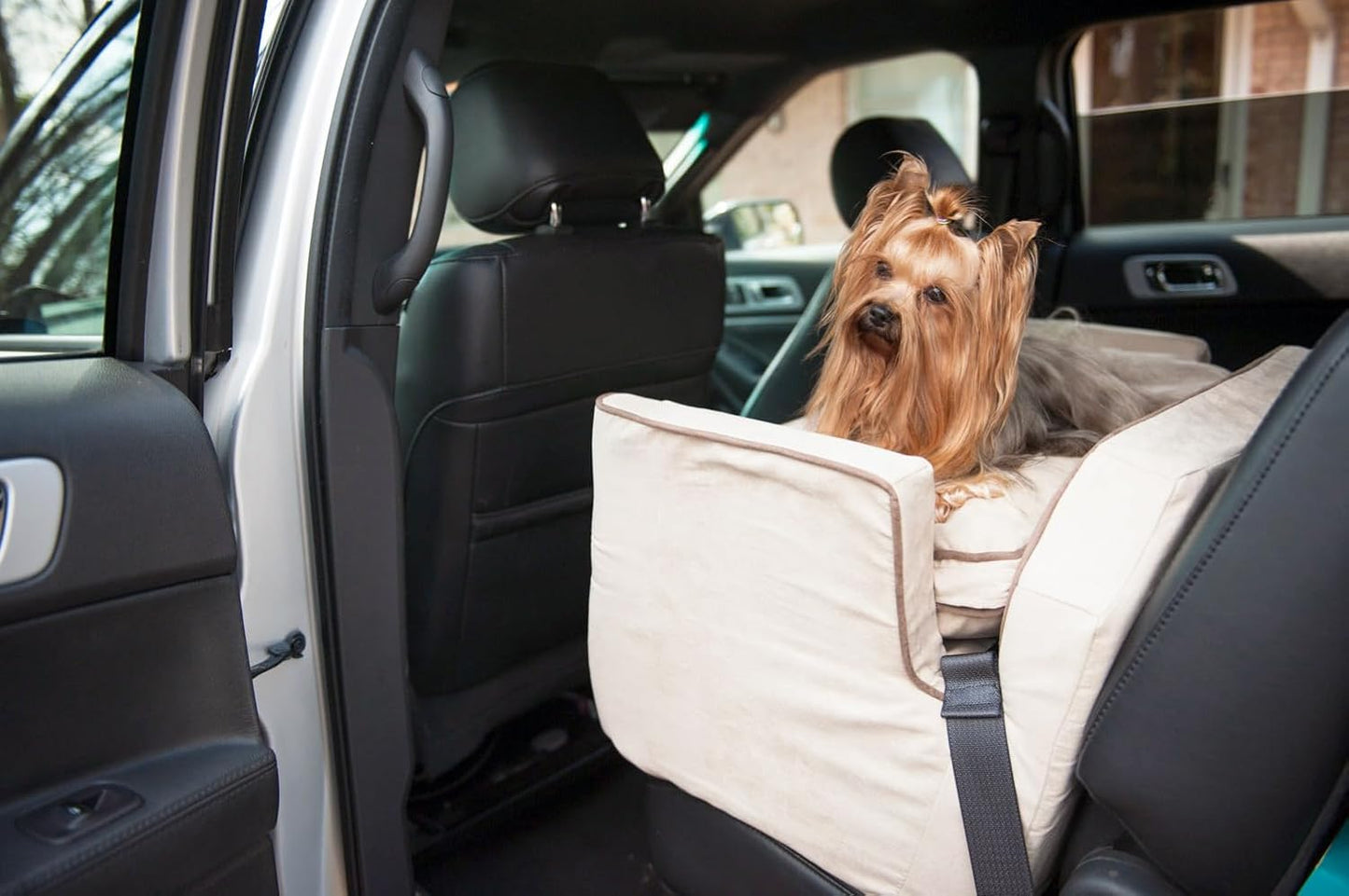 Snoozer Medium Luxury Lookout Car Seat, Buckskin and Java