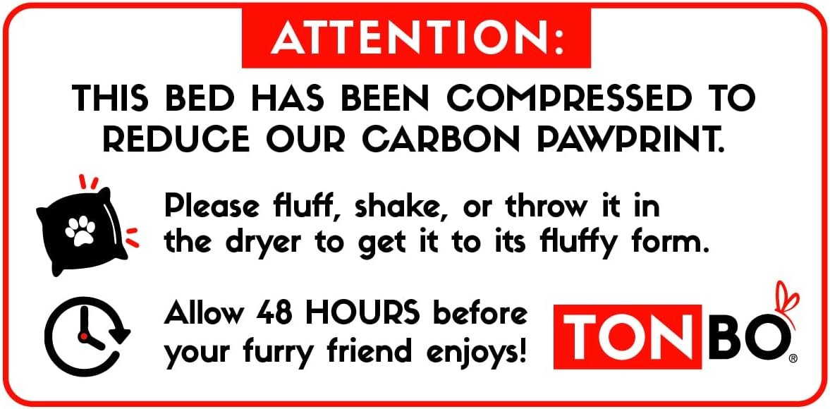 TONBO Soft Plush Small Cute and Cozy Nature Dog Cat Bed, Washer and Dryer Friendly (Whale)