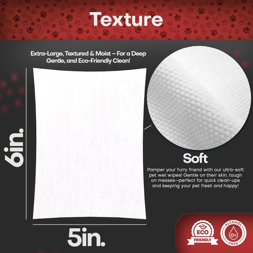 2% Chlorhexidine Wipes for Dogs 3X Larger | Yeast Infection Ringworm Fungus Hot Spot Itch Relief | Medicated Antibacterial Antifungal Extra Gentle Soothing Topical Wipes for Dog Cat | 50 Wipes