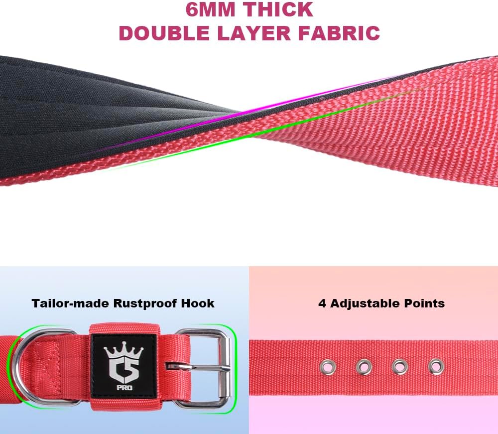 TSPRO Tactical Dog Collar 1.5 Inch Wide Thick Dog Collars with Heavy Duty Metal Buckle, Durable, Strong, Adjustable for Medium to Large Dogs (Camo Blue M)