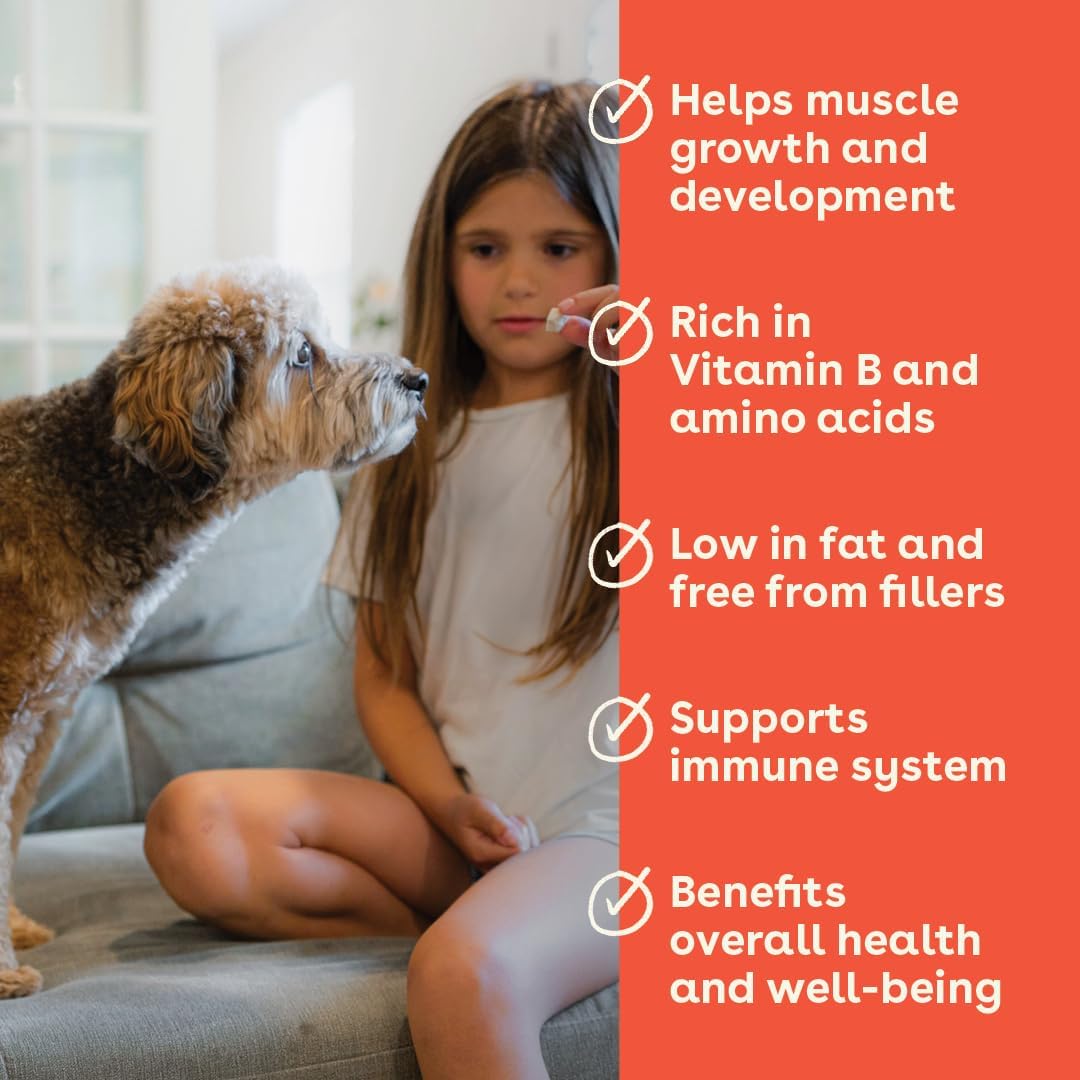 Pupford Freeze Dried Chicken Breast Treat for Dogs & Puppies - Healthy, Natural, Single Ingredient Dog Treats - Made in USA (5.75 oz) (Pack of 2)