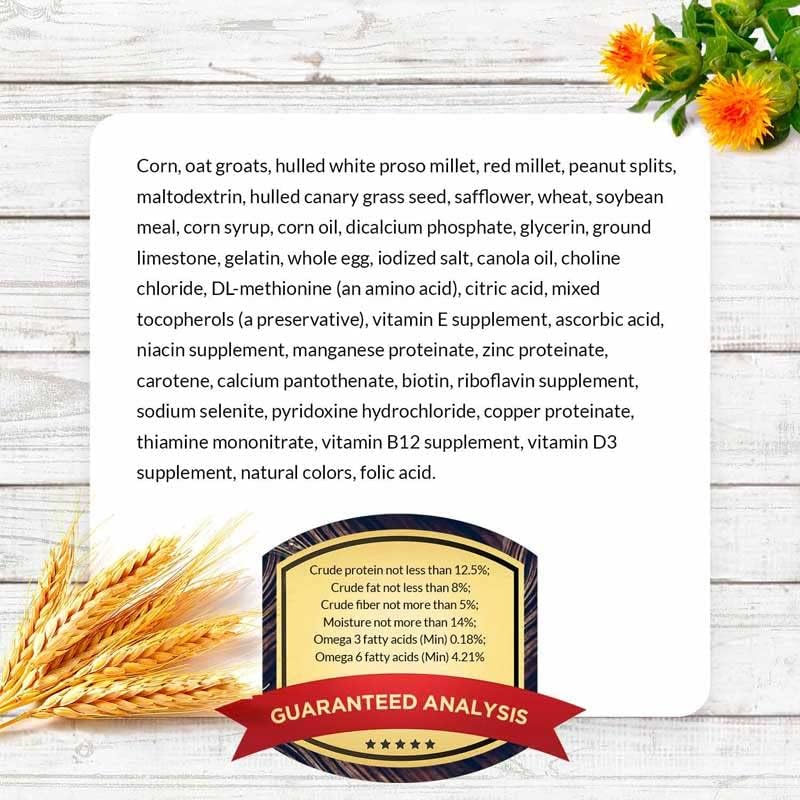 LAFEBER'S Classic Nutri-Berries Pet Bird Food, Made with Non-GMO and Human-Grade Ingredients, for Macaws and Cockatoos (10 oz Pack of 2)