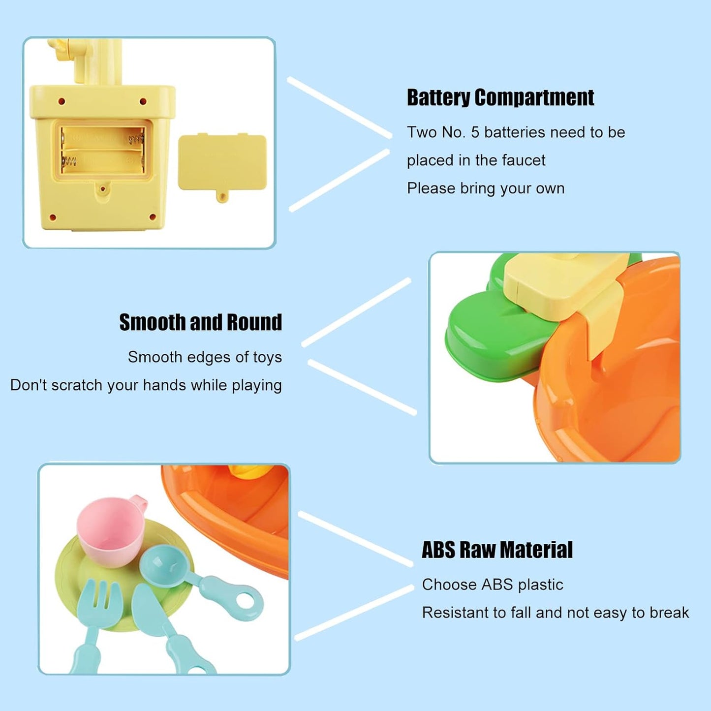 Parrot Bath Shower, Bird Bath for Cage, Automatic Bird Bathtub Pet Bath Pool with Faucet, Bird Fountain Swimming Pool Toy Bath Shower Water Dispenser for Ferret, Love Bird, Goldfinch (Orange)