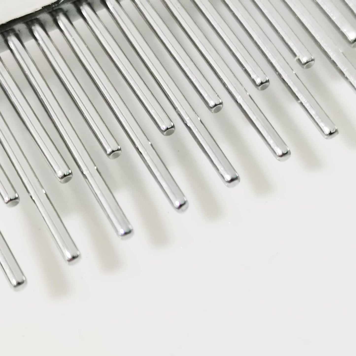 Dog or Cat Comb Grooming with Short and Long Teeth Dematting Knots Tangles Remover Combs Detangler Tool Suitable for Dogs Cats Poodle HorseStainless Steel Pin (Yellow)