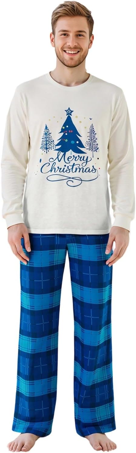 Matching Family Christmas Pajamas Set - Xmas Sleepwear PJs