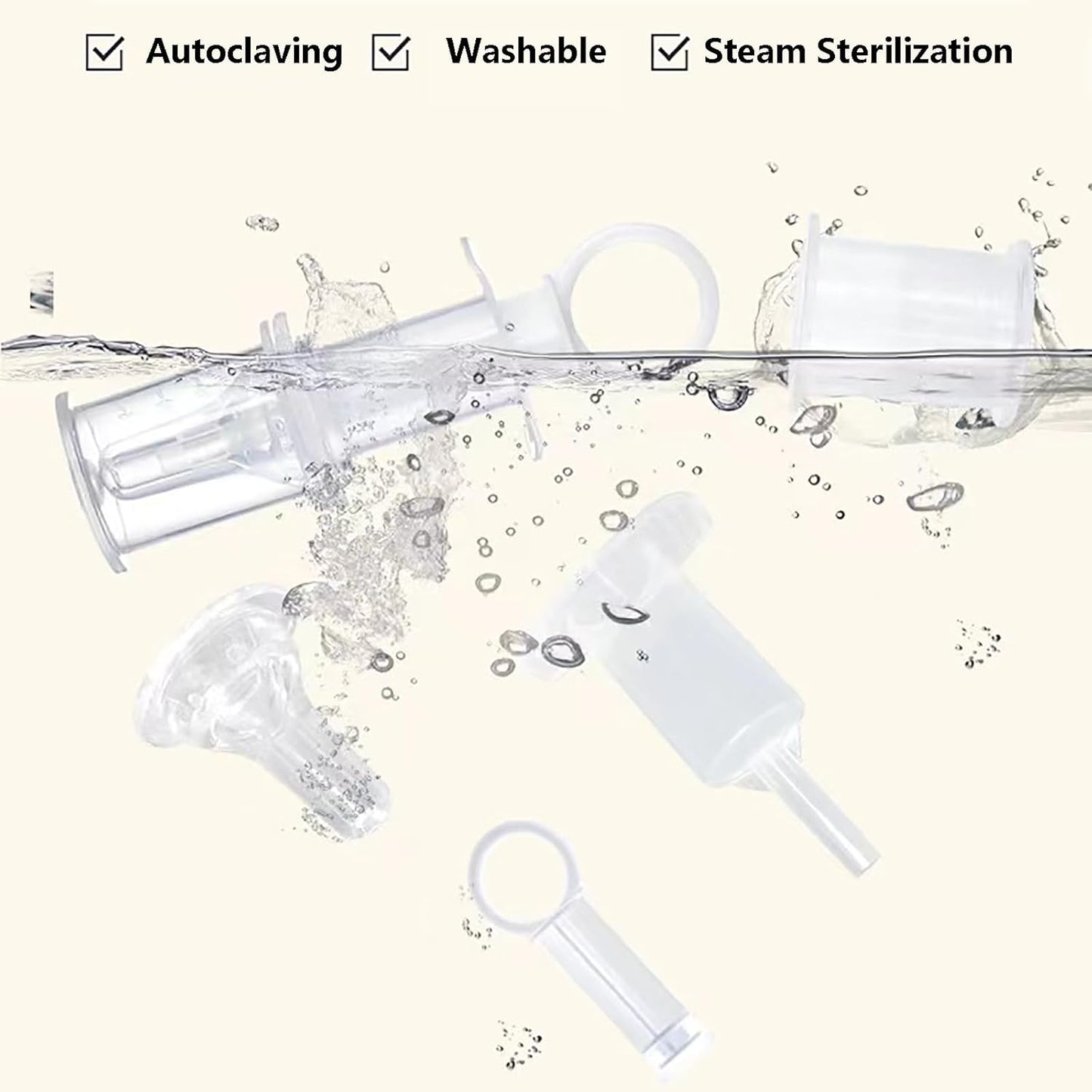 Pet Liquid Feeding Kit Pet Feeding Syringe Soft Tip, Cat Dog Syringe Bottles for Pet Feeding,Pet Medical Feeding Dispenser Tool (White)