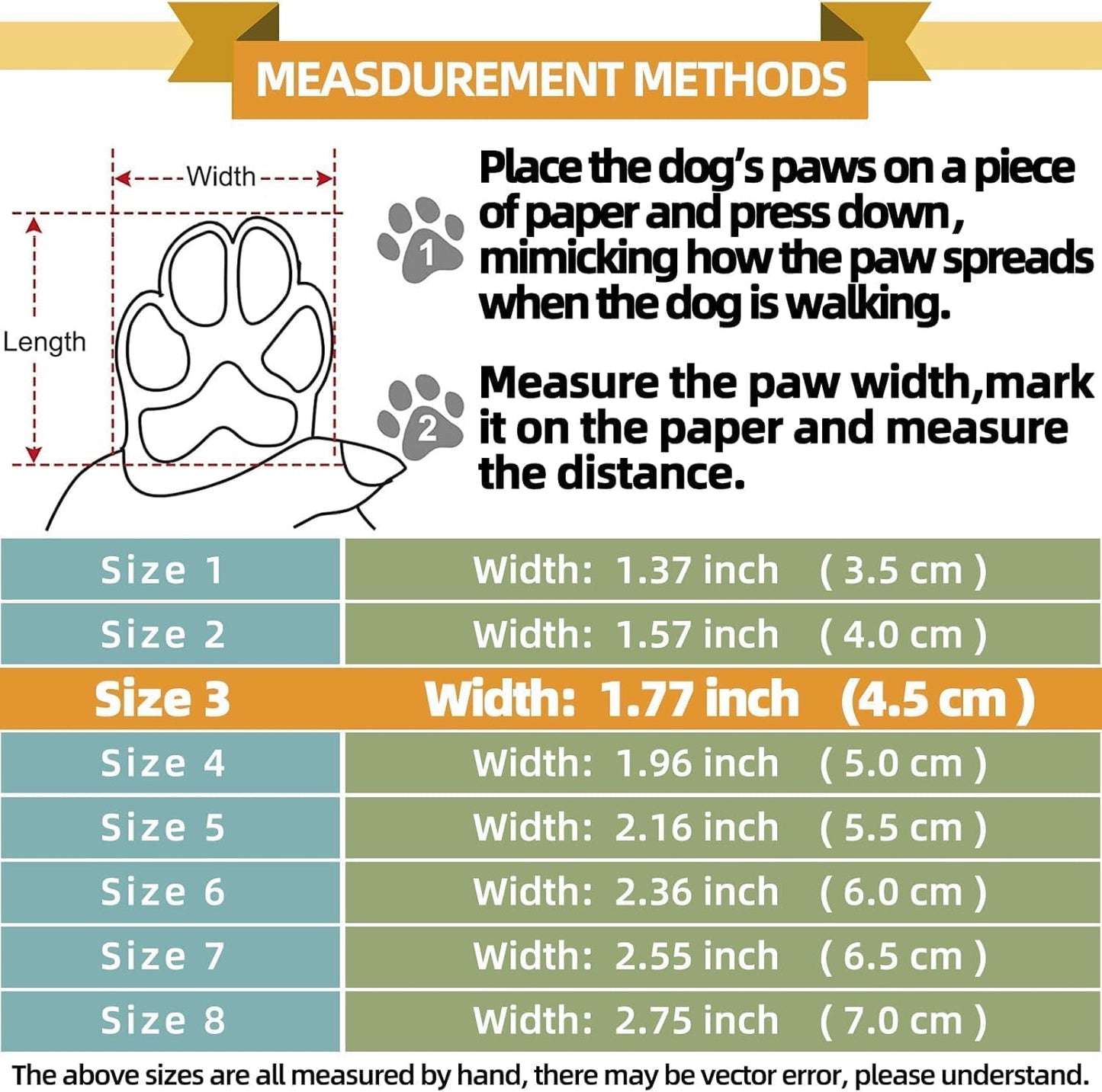 Hcpet Dog Boots for Large Dogs, Dog Shoes for Hot Pavement Winter Snow, Paw Protector Dog Booties Designed for Comfort and Breathability, Outdoor Booties for Small Medium Dogs for Hiking Black Size 3