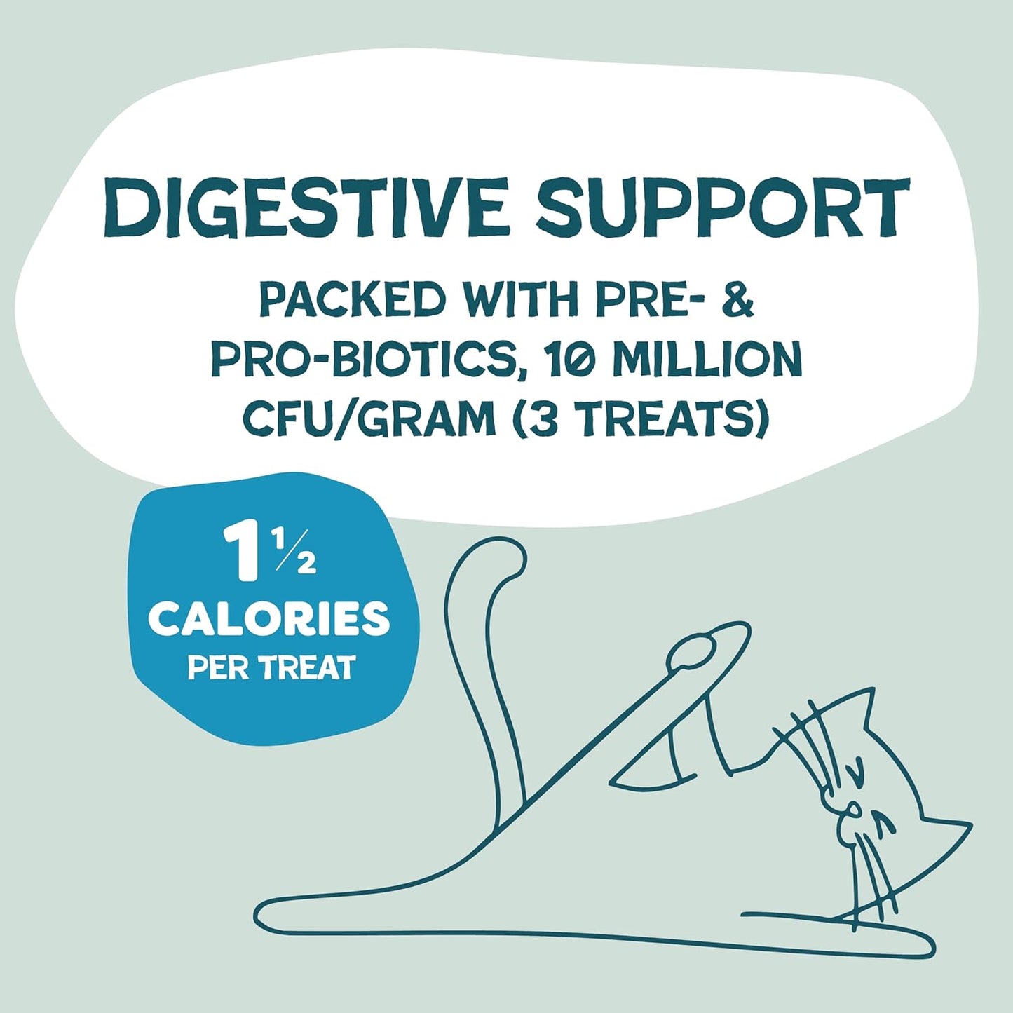 Shameless Pets Crunchy Cat Treats - Catnip Treats for Cats with Digestive Support, Kitten Treats with Real Ingredients, Natural & Healthy Flavored Feline Snacks - Fintastic Catnip, 1-Pk