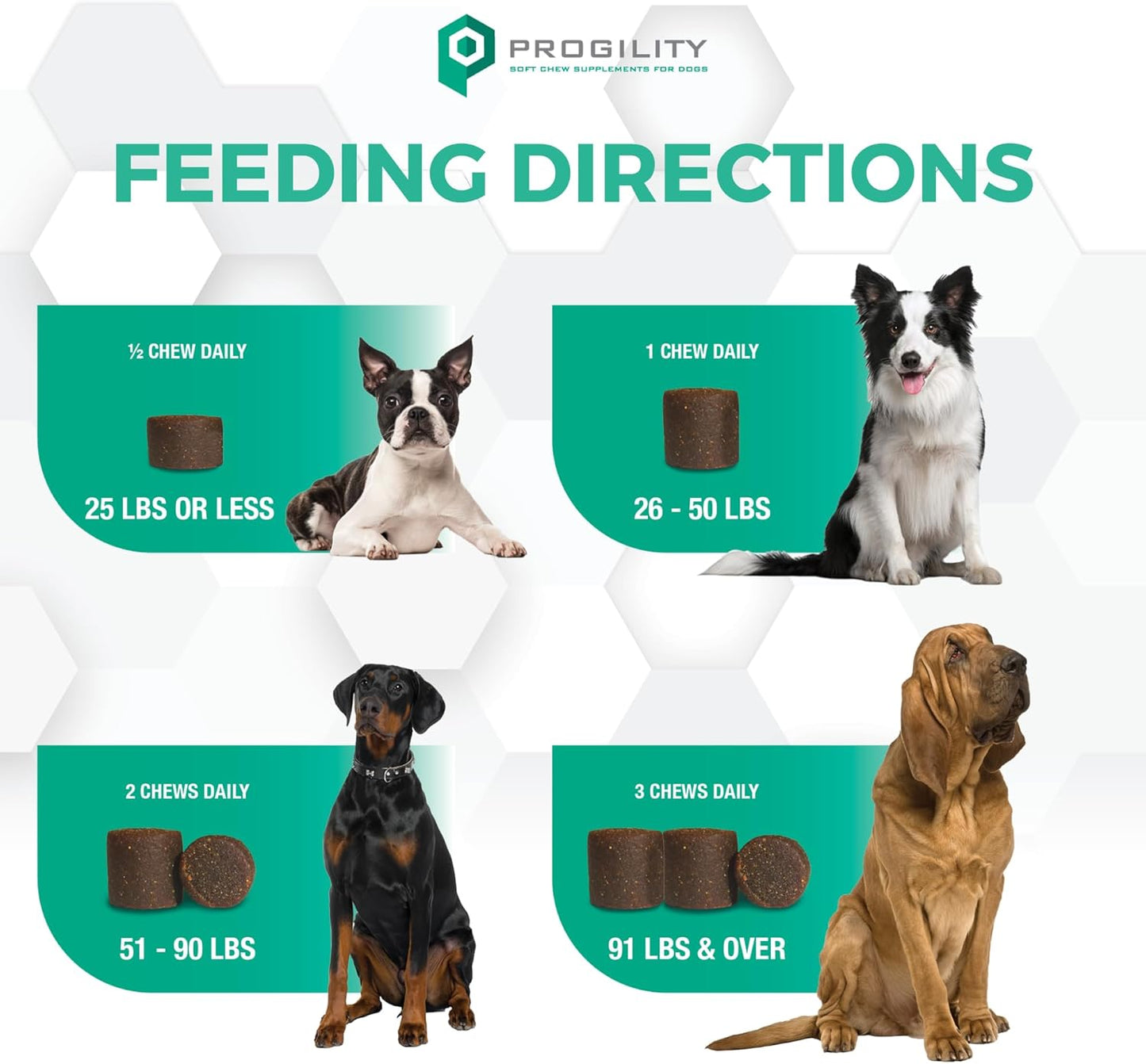 Nootie PROGILITY Daily Multivitamin Chews for Dogs - Supports Immunity, Heart, Eye, Brain, and Bone Health with Taurine- for All Dog Sizes - 90 Soft Chews. - Sold in Over 5,000 Pet Stores