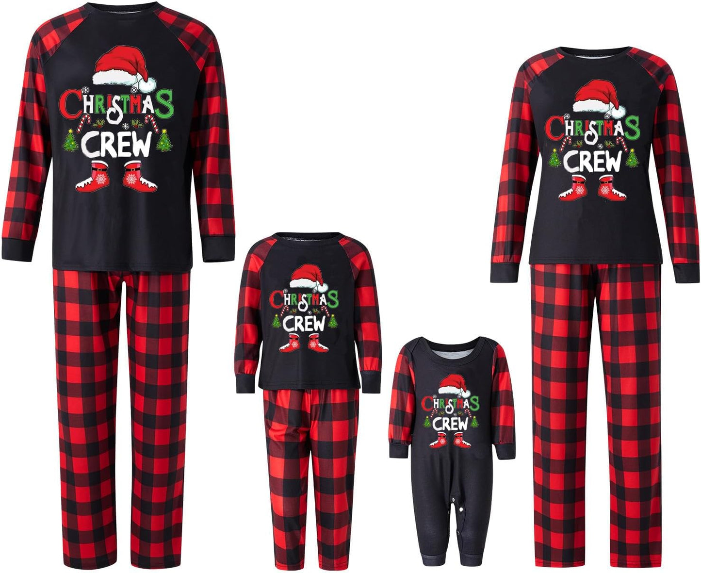Matching Family Christmas Pajamas Set - Xmas Sleepwear PJs