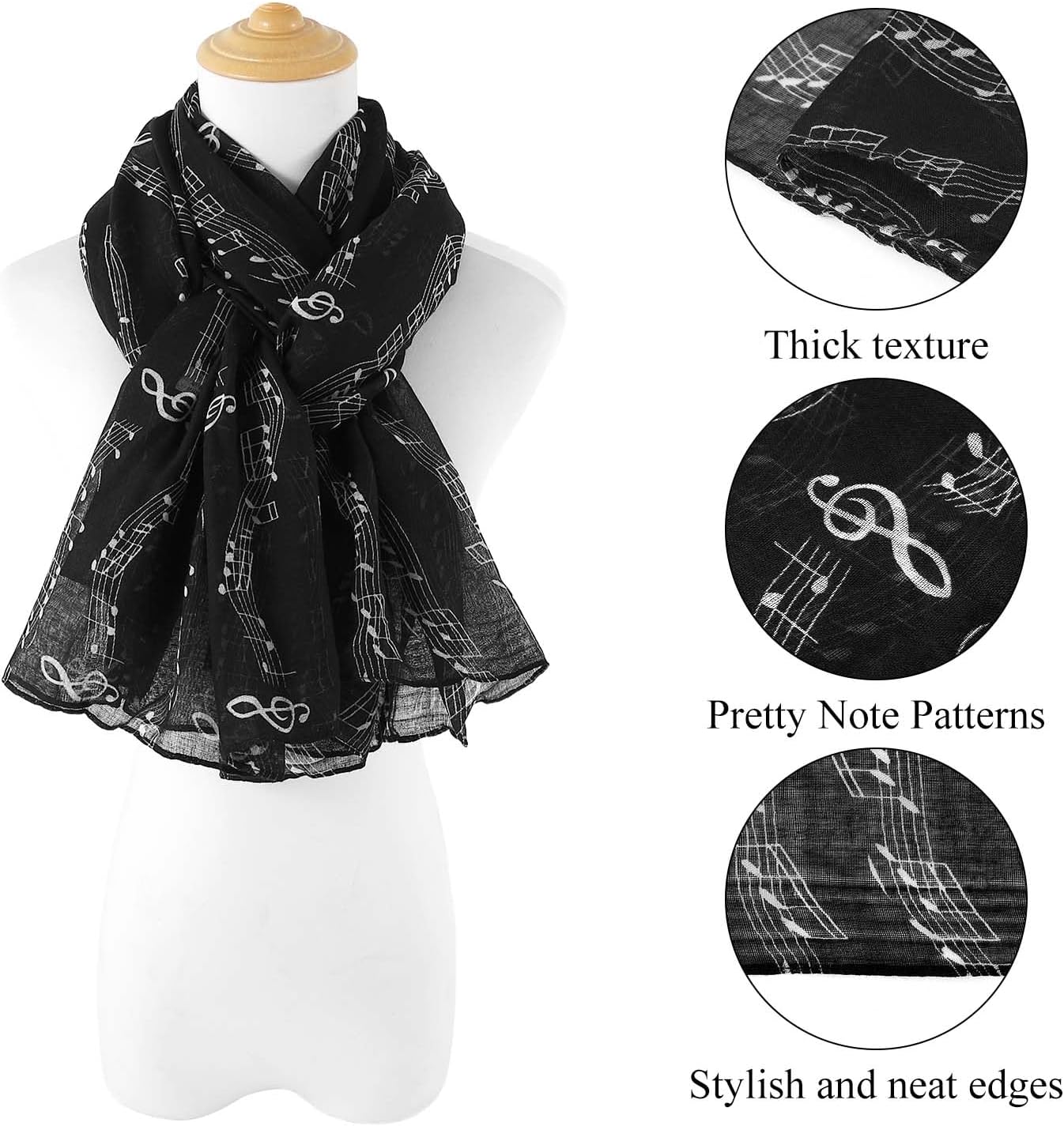 E-Clover Fashion Scarf for Women Lightweight Scarves Shawl Wrap for Spring/Summer Winter