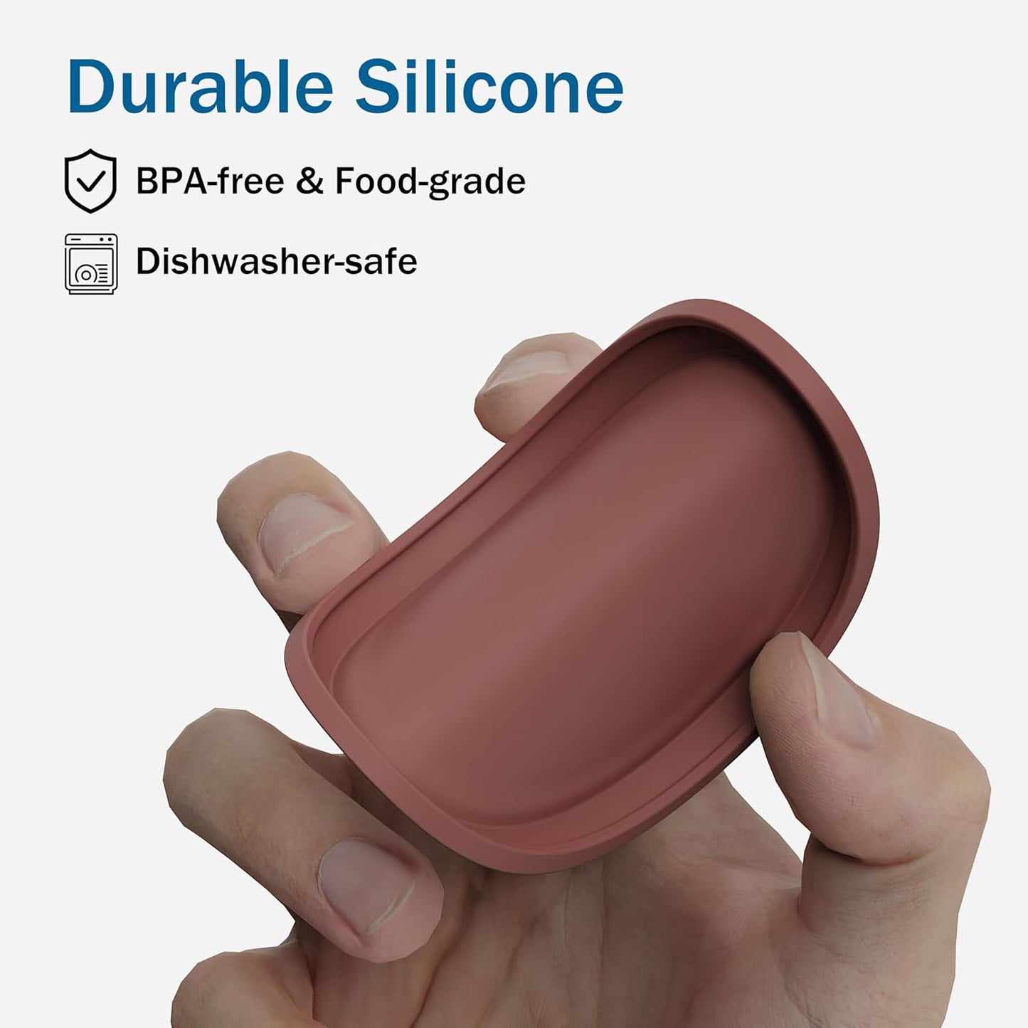 OHMO 2 Pack Pet Food Can Lids, (12.5-14oz) BPA Free Silicone Covers for Cat and Dog Food Cans, Mars&Coral