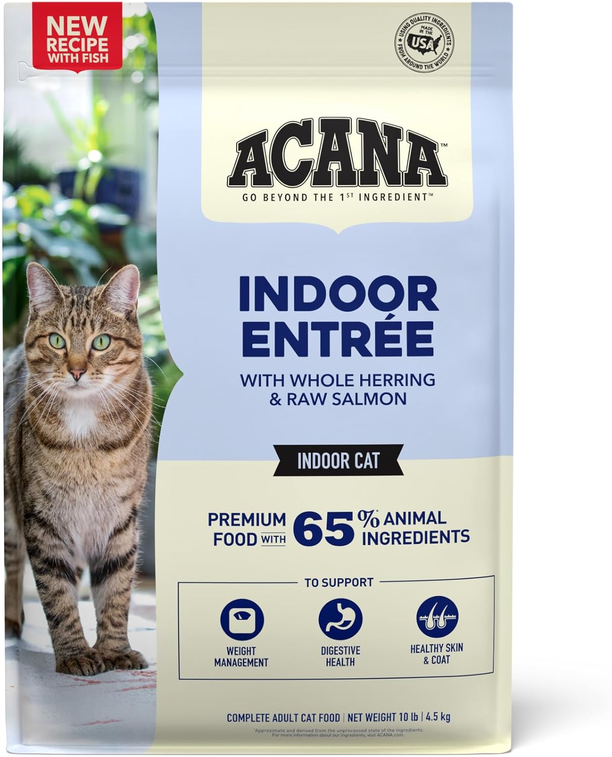ACANA Indoor Entrée Fish Recipe Dry Cat Food 10lb Bag