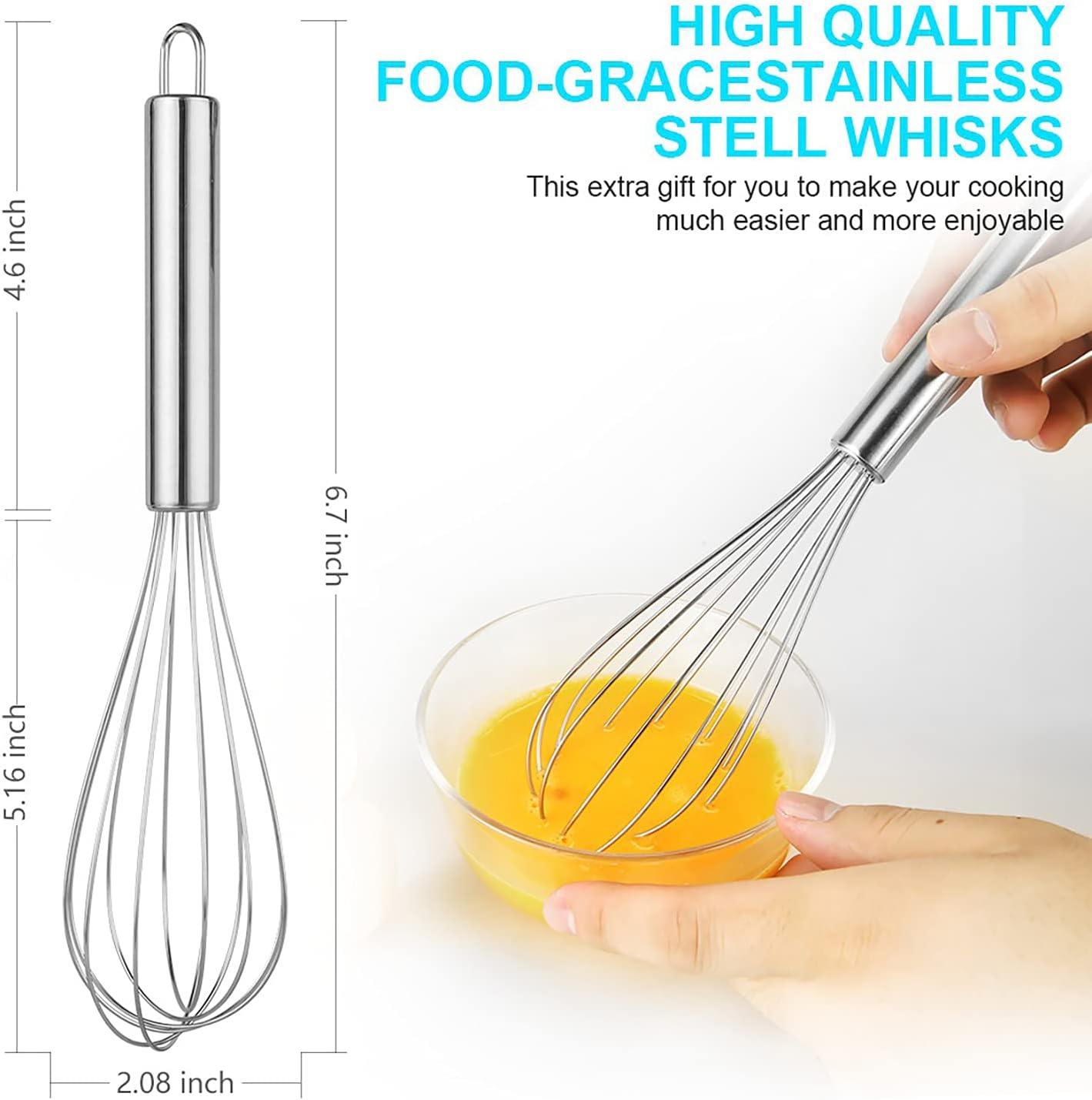 Rice Airtight Dry Food Storage Containers, BPA Free Plastic Storage Bin Dispenser with Pourable Spout, Measuring cup for Cereal, Flour and Baking Supplies, Include a Stainless Steel Whisk