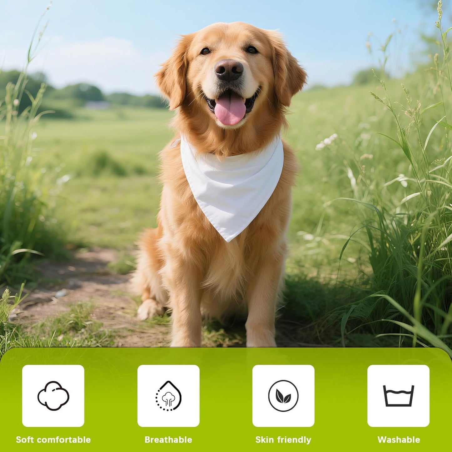 30 PCS Sublimation Blank Dog Bandana,DIY Custom Holiday Dog Scarf, Sublimation pet Triangle bib Handkerchief Accessories Tags Blanks Bulk