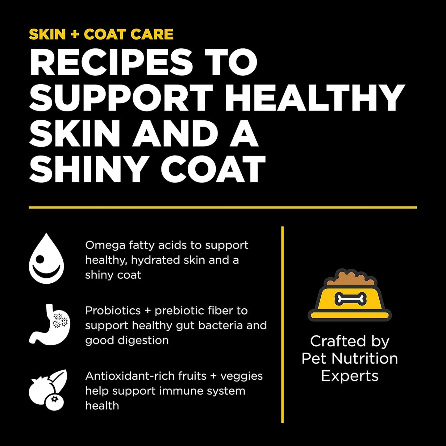 Go! Solutions Skin + Coat Care, Dry Dog Food, Duck Recipe with Grains, 22 lb Bag