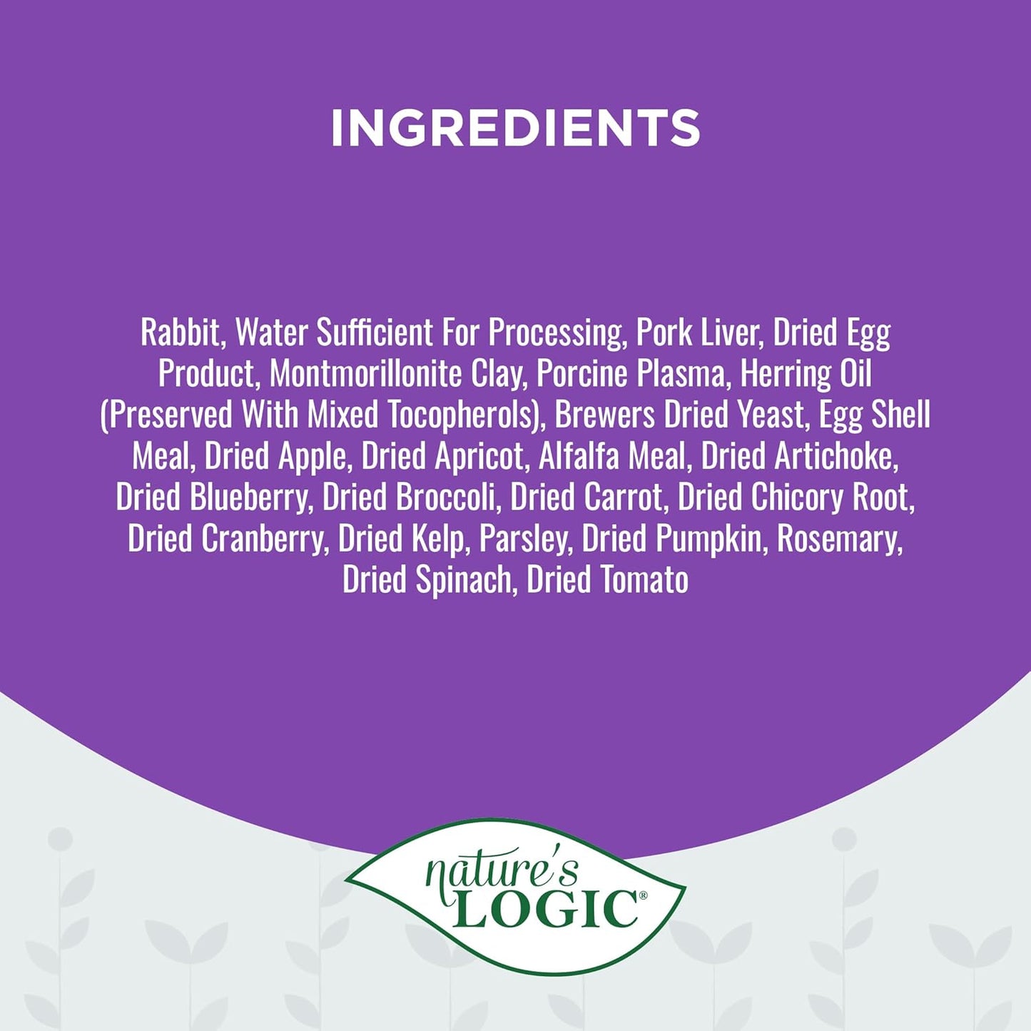 Natures Logic NL00106 Rabbit Feast Canned Feline Food, One Size