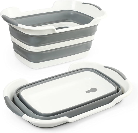 Smoochie Collapsible Dog Bathtub, Dog Tubs for Bathing, Portable Tub, Dog Wash Tub, Pet Tub and Dog Bath Tub for Dog/Cat/Pet and Puppy Bath Tub, Dog Tub for Pets and Cats (Gray)