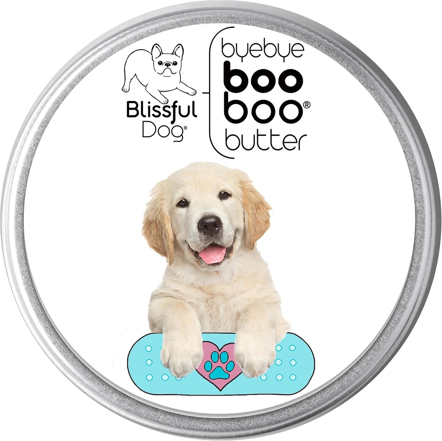 The Blissful Dog 4 oz TIN Golden Retriever Booboo Butter