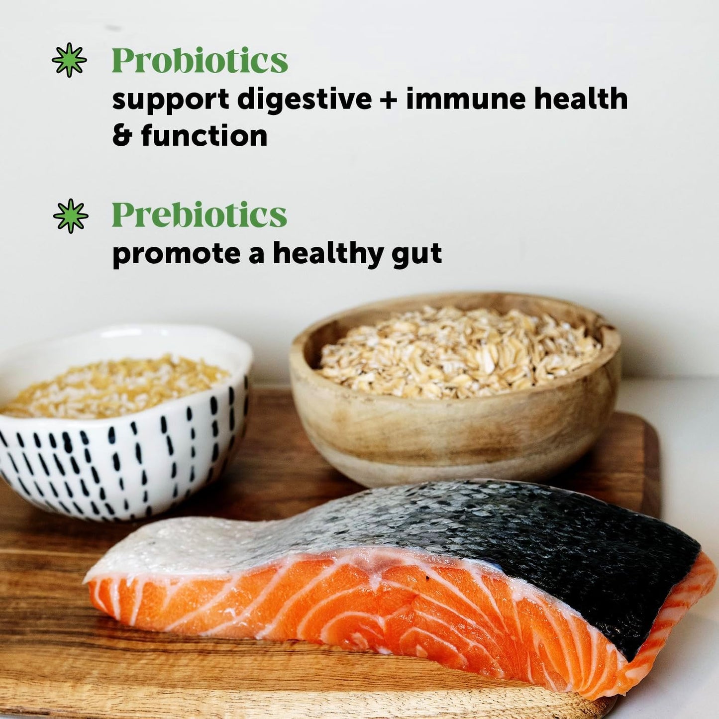 Cat Probiotics Gut + Immune Health Crunchy & Creamy Chews - Digestive Health, Supports Gut Health, Immunity, Healthy Digestion + Cat Constipation Relief - Chicken 30-Day Supply