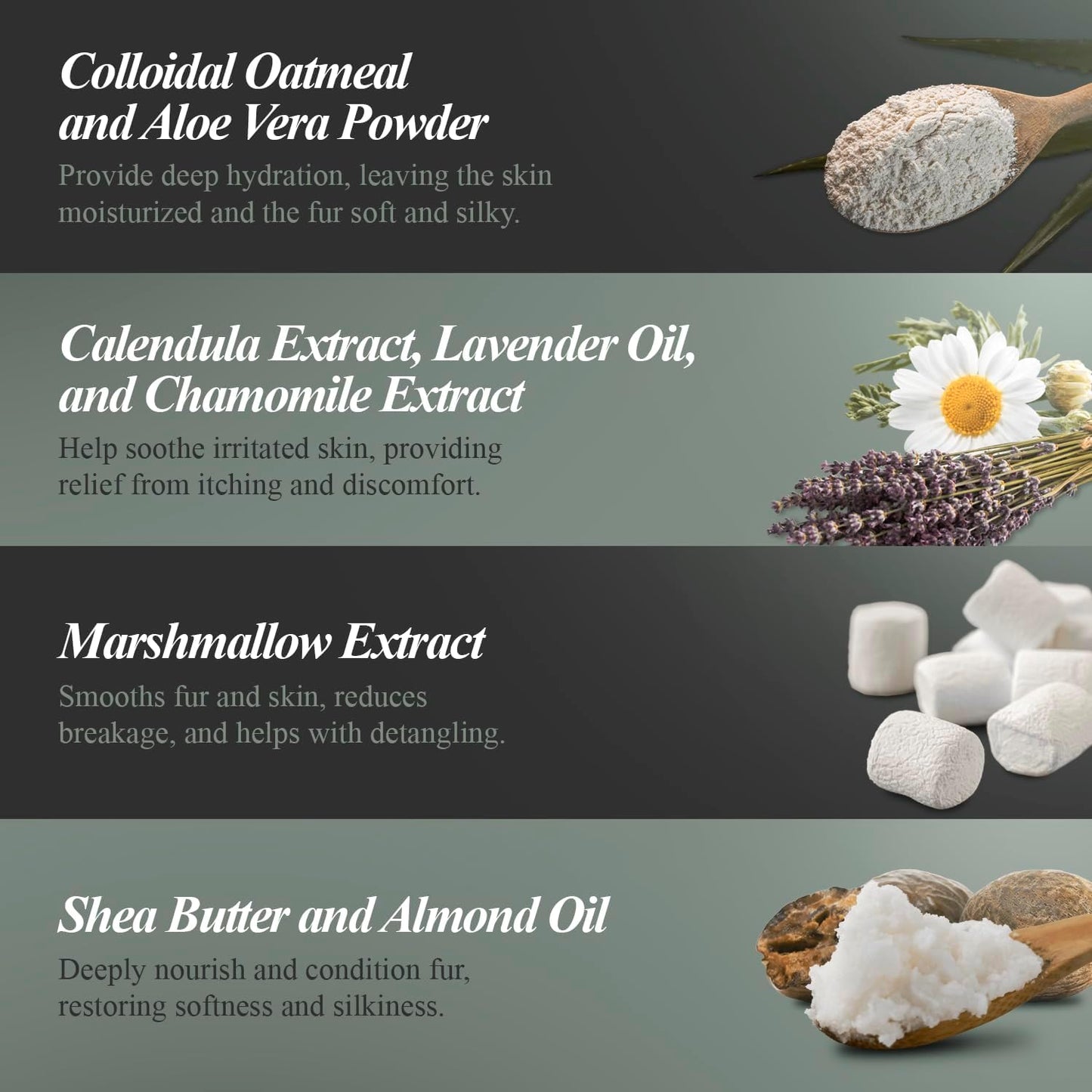 Natural Itch Relief Dog Shampoo – Hypoallergenic & Anti-Itch, Soothes Dry, Sensitive Skin, Oatmeal & Aloe, Lavender Scent, Tear-Free, Safe for Puppies & All Breeds, Made in USA by Hamish&Boyo