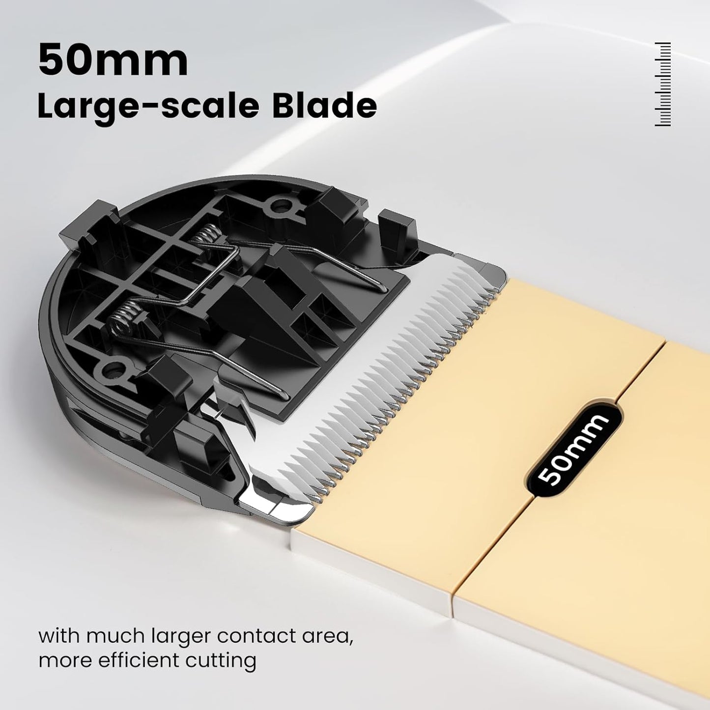 Detachable Replacement Blades for Horse Grooming Clippers, Pet Hair Shaver with Widen Ceramic Blades for Dogs, Cats, Sheep, Other Animals