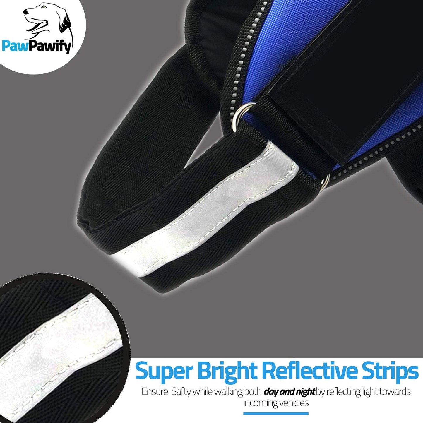 PawPawify Custom No Pull Dog Harness with Name and Phone Number, Heavy Duty Personalized Pet Vest to Prevent Tugging, Pulling, or Choking, Training and Walking (Camouflage Red, XXL (85-140 LBS))