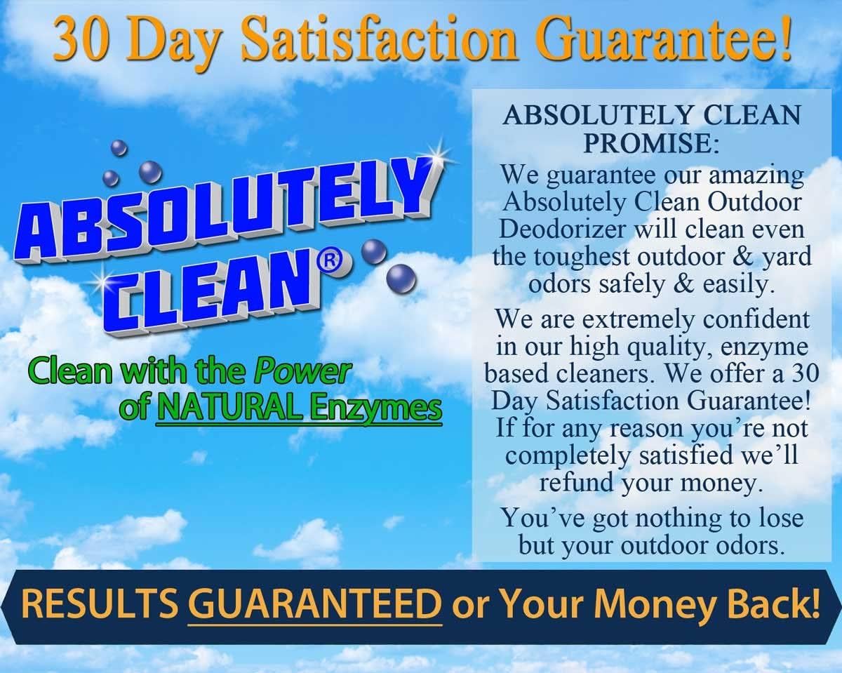 Amazing Outdoor Deodorizer odor eliminator Natural Enzyme Just Spray & Walk Away Grass, AstroTurf, Dog Runs, Patios, Decks, Fences & More Vet Approved - odor eliminator for strong odor