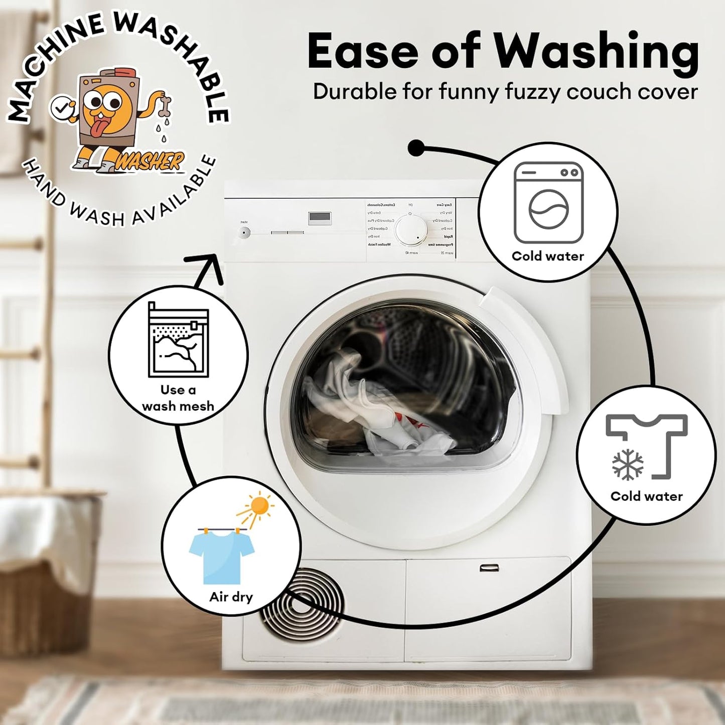 FUNNY FUZZY Pet Couch Cover for Sofa, Calming Dog Bed for Couch, Fluffy Plush Dog Couch Mat for Furniture Protector for Medium Dogs and Cats, 33×28 in, Pink