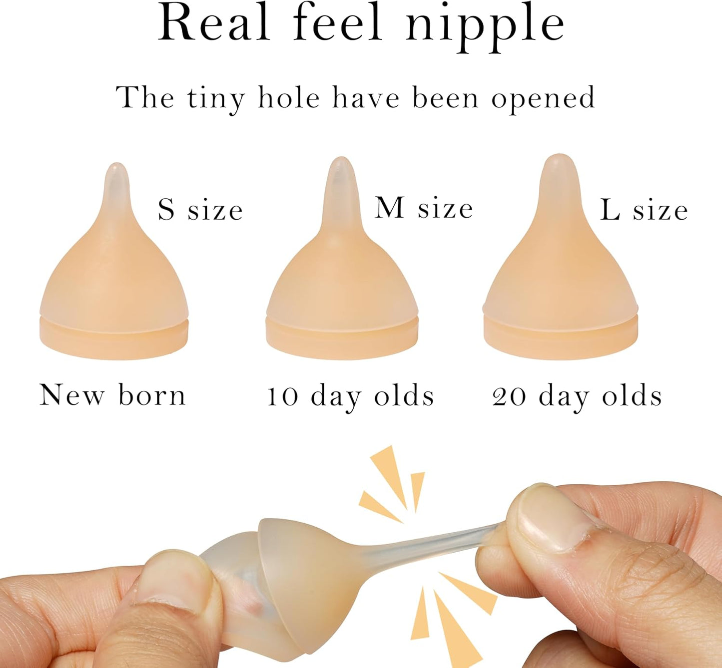 Kittens Feeder Bottle, Silicone Feeding Nipple and Syringes for All Breed Kittens and Small Animals Dongdong pet